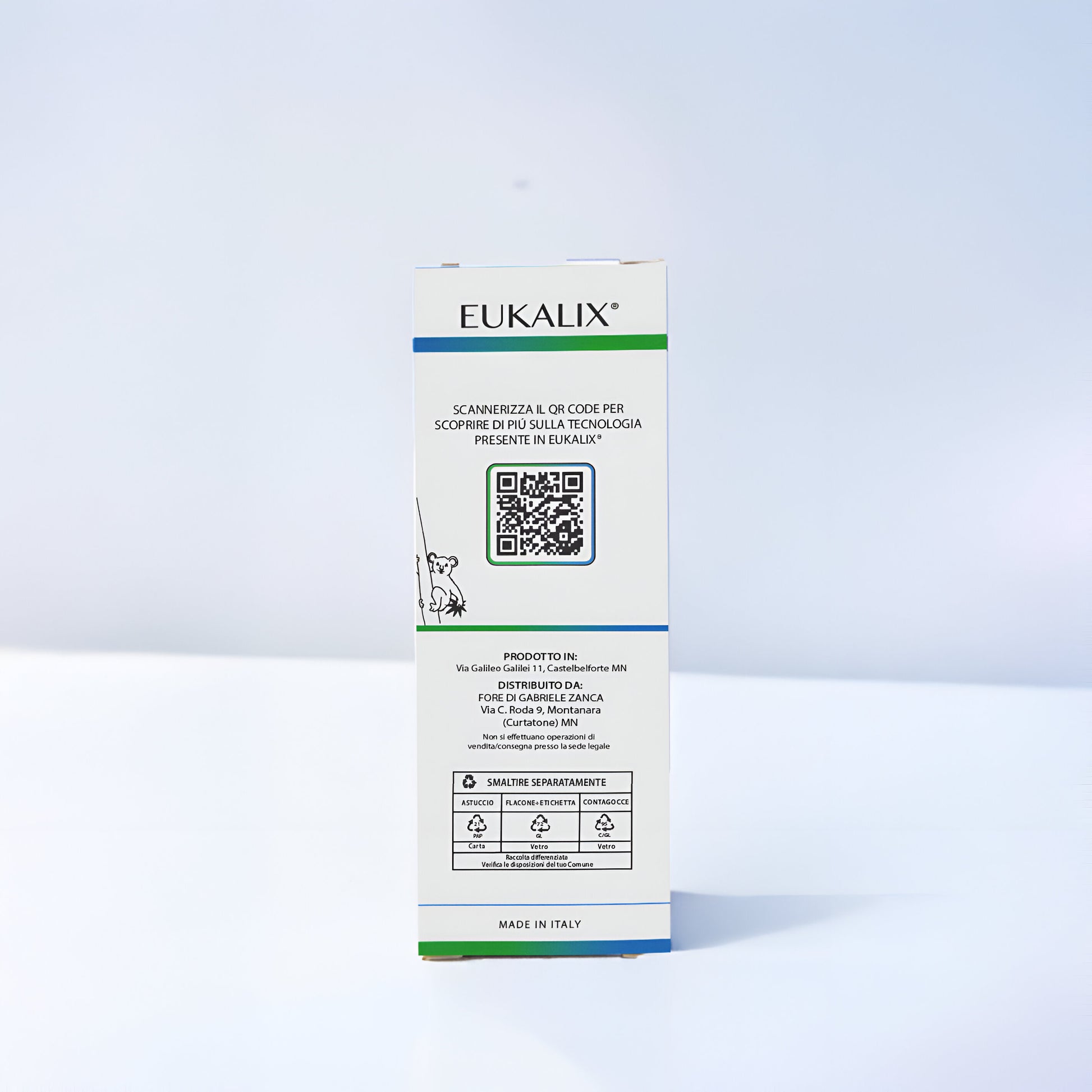 EUKALIX Repair Plus + Eucalipto CBD topical formula in a package, featuring natural ingredients for skin relief.